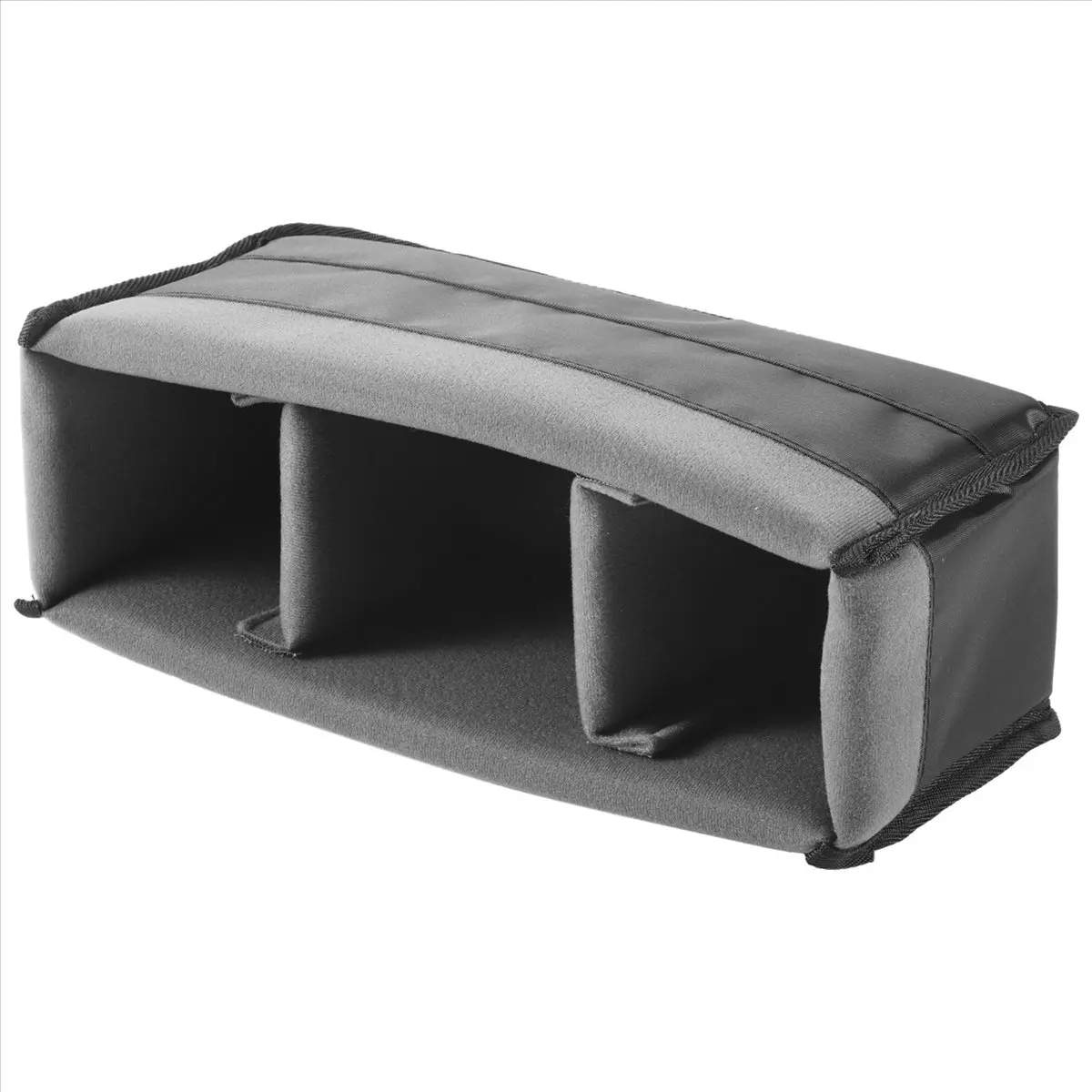 ●Shockproof Dslr Slr Camera Insert Organizer Case Partition Divider Protection Case(Black+Grey)