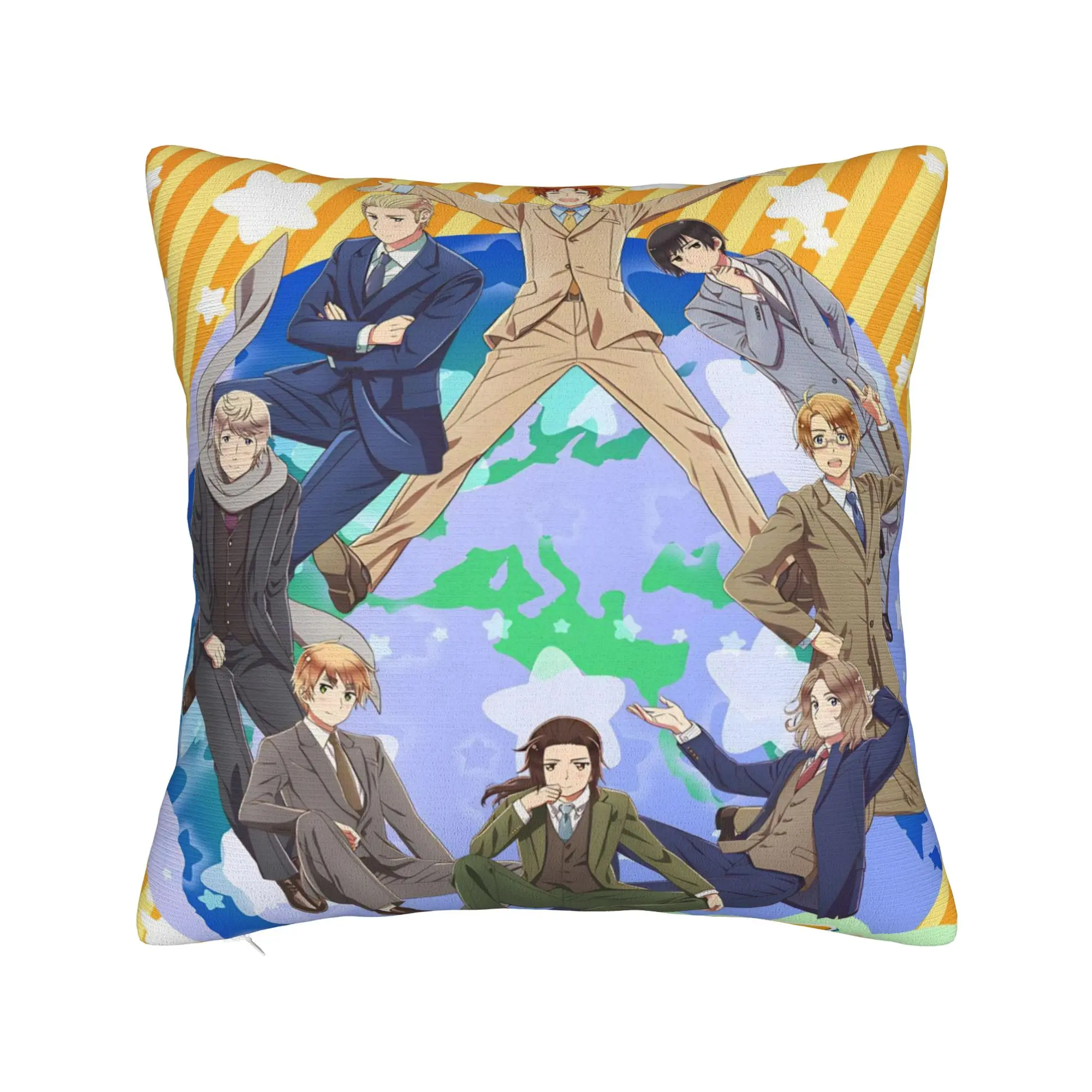Decorative Pillow Cover Hetalias Axis Powers Accessories Home  Throw Pillow Case Cover Drop Shipping Multi Size