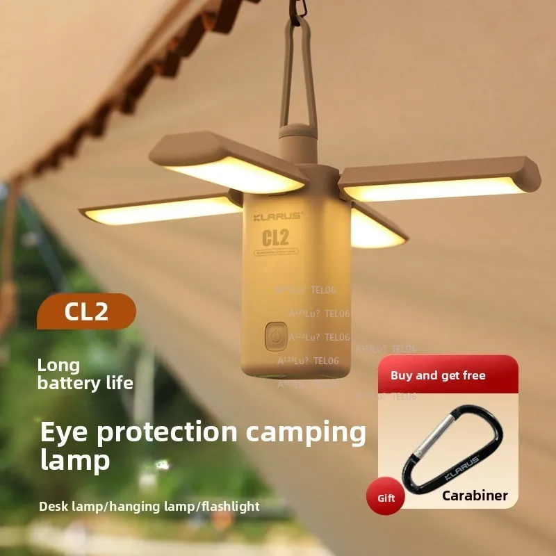 CL2 Camping Lantern Long Lasting Portable LED Tent Light Outdoor Atmosphere Lamp Hanging flag pole kit