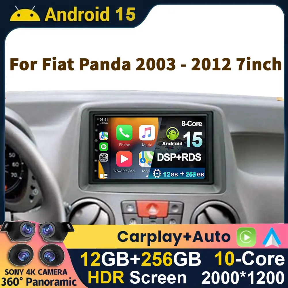 7" Android 15 Carpl…