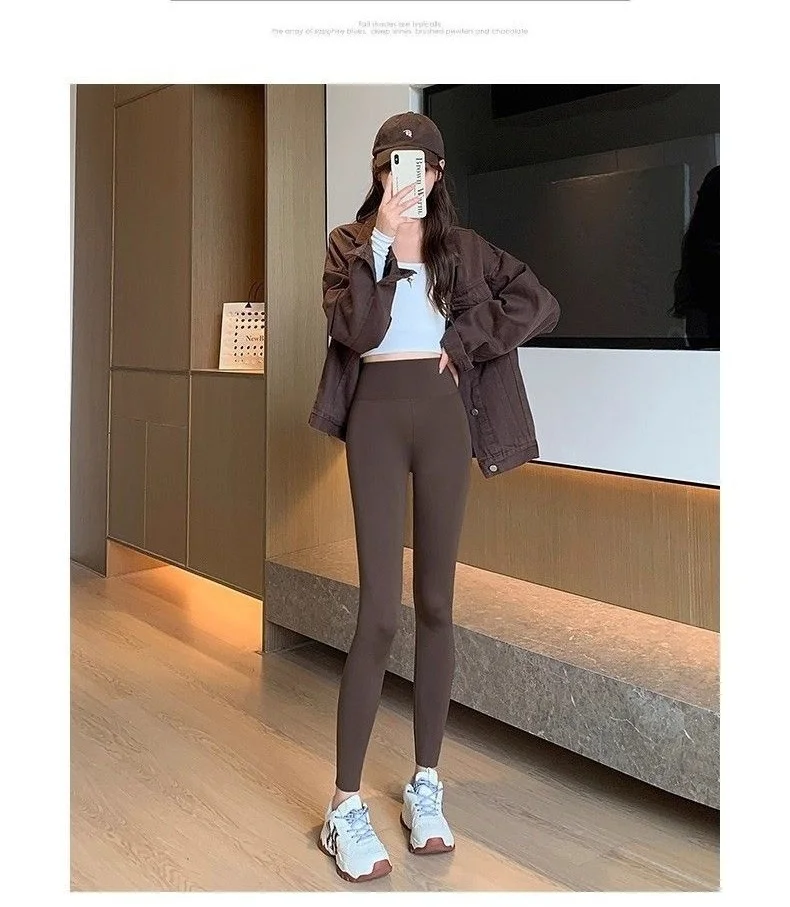 Yoga Pants Tall Women V Buttocks Tone Fit Ins Goth Absorbent Sweat Tight Black Blue Fashions Ventilate Shapertummy Exercising GF