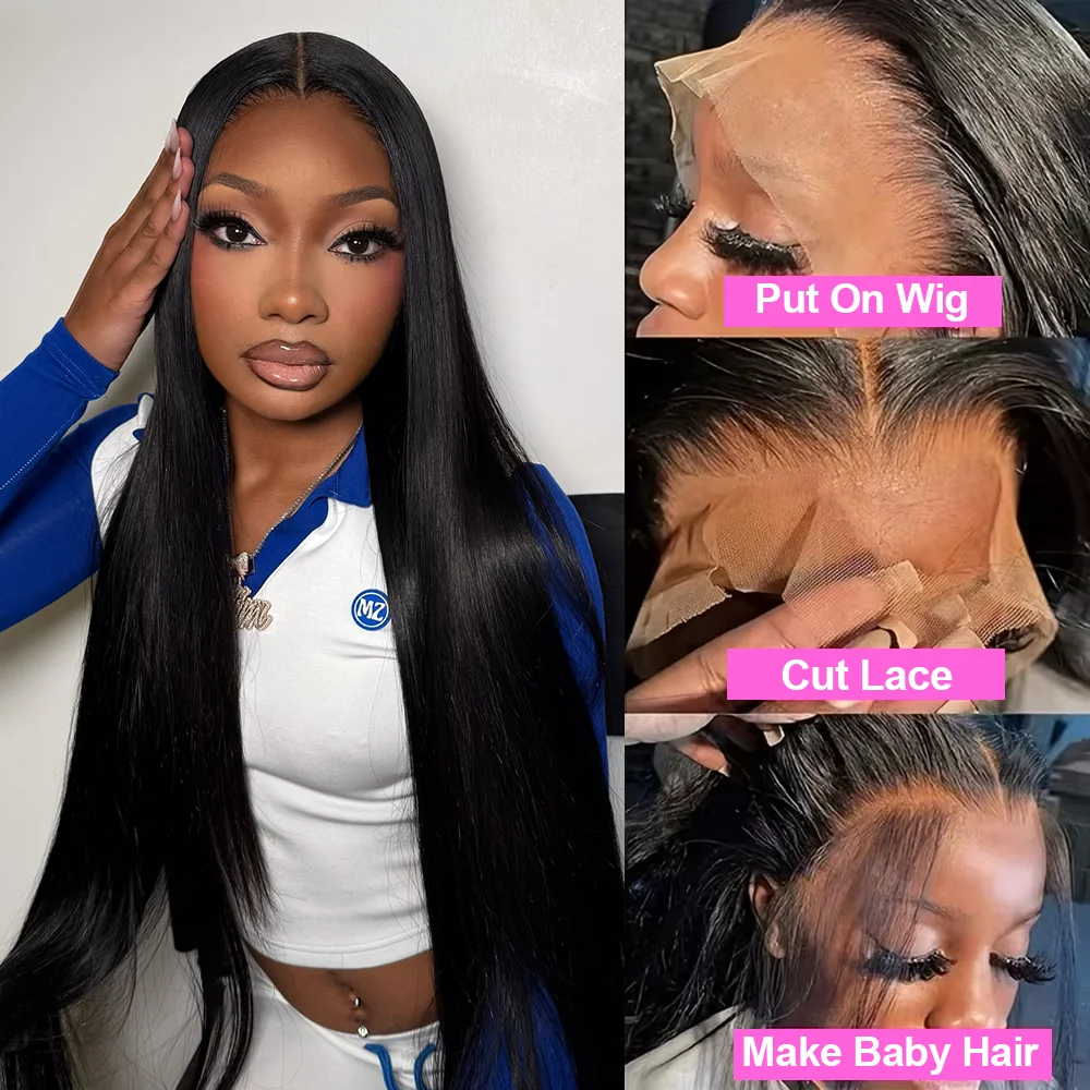 웨어앤고 5x5 스트레이트 글루리스 가발 100% 인모 - Glueless Wear And Go Human Hair Wig 리뷰 및 가격