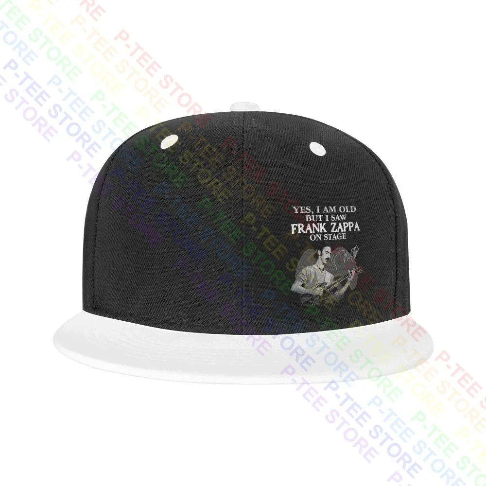 Yes I Am Old But I Saw Frank Zappa On Stage Snapback Cap Colorful Baseball Caps Unisex Outdoor Hot Selling