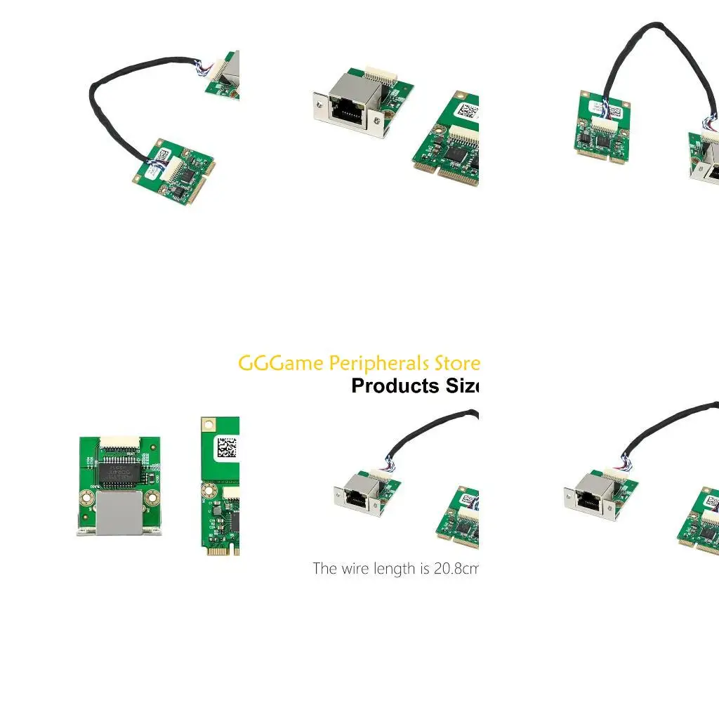 

U55B Networking Card Mini PCIE 2.5G Gigabit Ethernet Adapter i225V B3 2.5G/1000/100Mbps Mini PCIE Networking Card