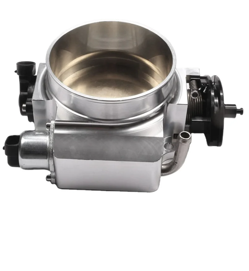High Flow 92mm Billet Aluminum Throttle Body with TPS IAC Throttle Position Sensor for Chevrolet LS1 LS2 LS3 LS6 LSX Engine