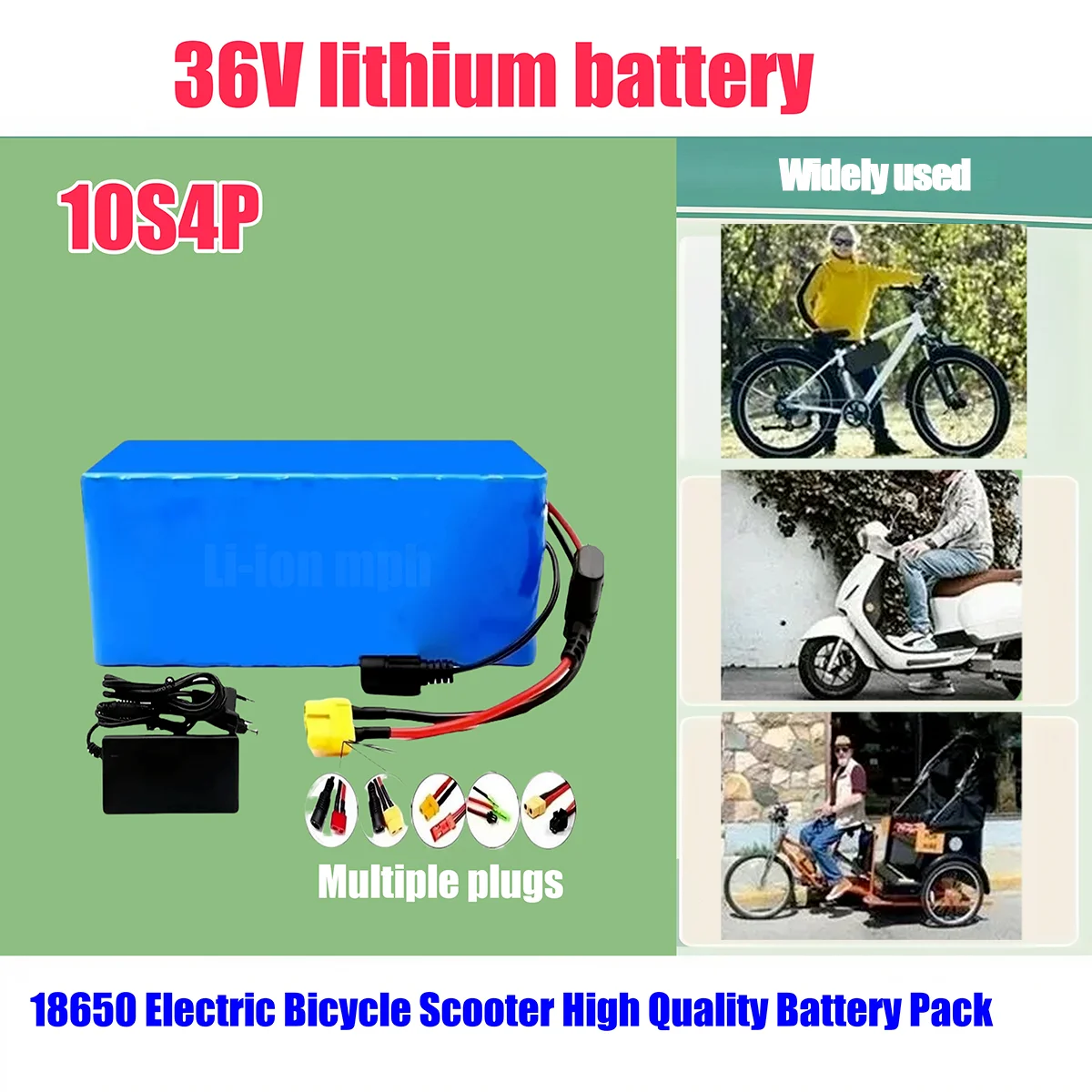 

10S4PElectric Scooter 36V 10Ah/12Ah/14AhLithium Battery Electric ScooterElectric Scooter Battery 36v battery pack 18650.00
