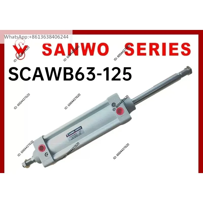Cilindro SANWO Sanhe SCAWB63-125 Tipo M, Cilindro Biaxial para Maquinaria SCAB63-100A