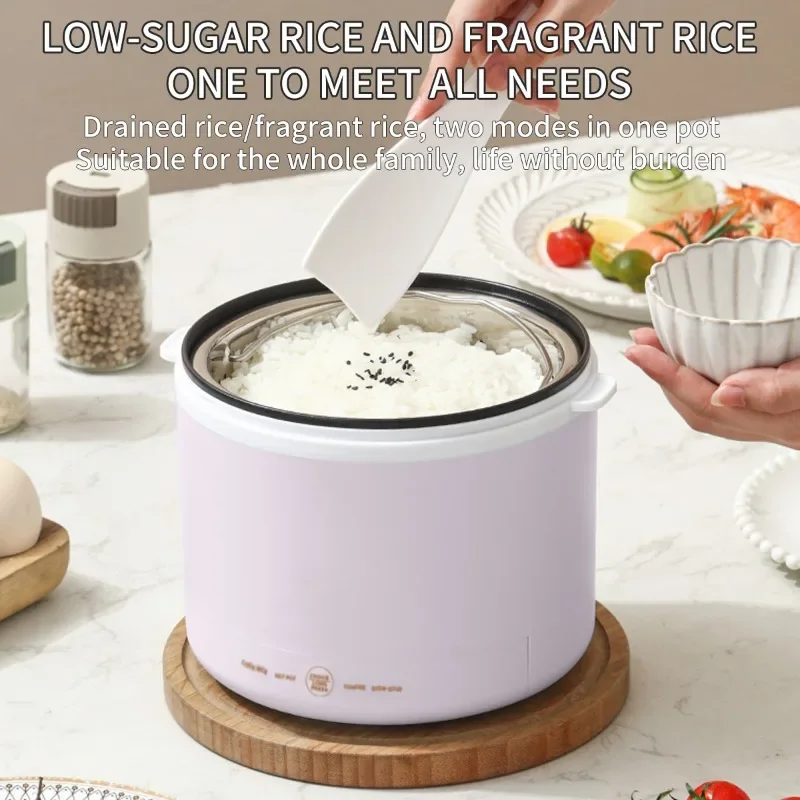 Multifunktionaler Mikrodruck-Reiskocher, elektrischer Kochtopf, 1,8 l, ein Topf, Mehrzweck-Antihaft-Topf, intelligente Steuerung