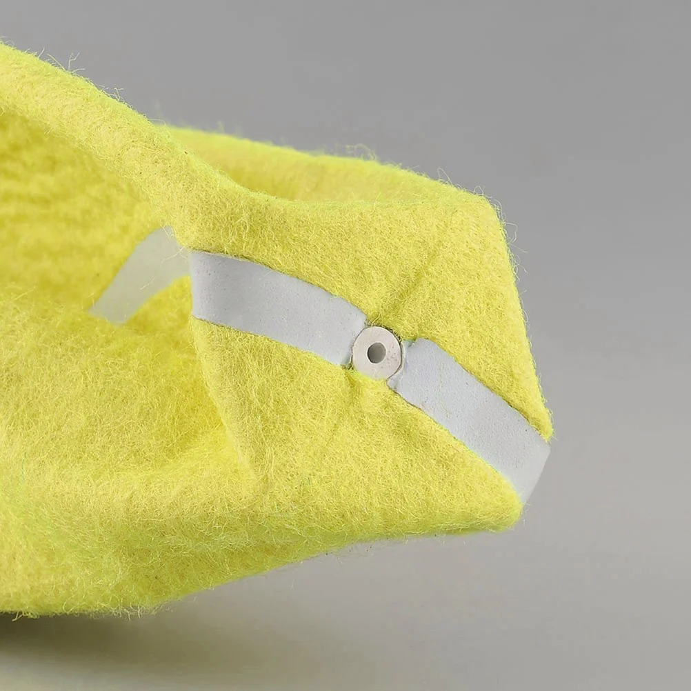 2Pcs 24Cm 대형 테니스 공 9.5 인치 유연한 고무 공 부드러운 터치 플란넬 커버 야외 스포츠에 이상적