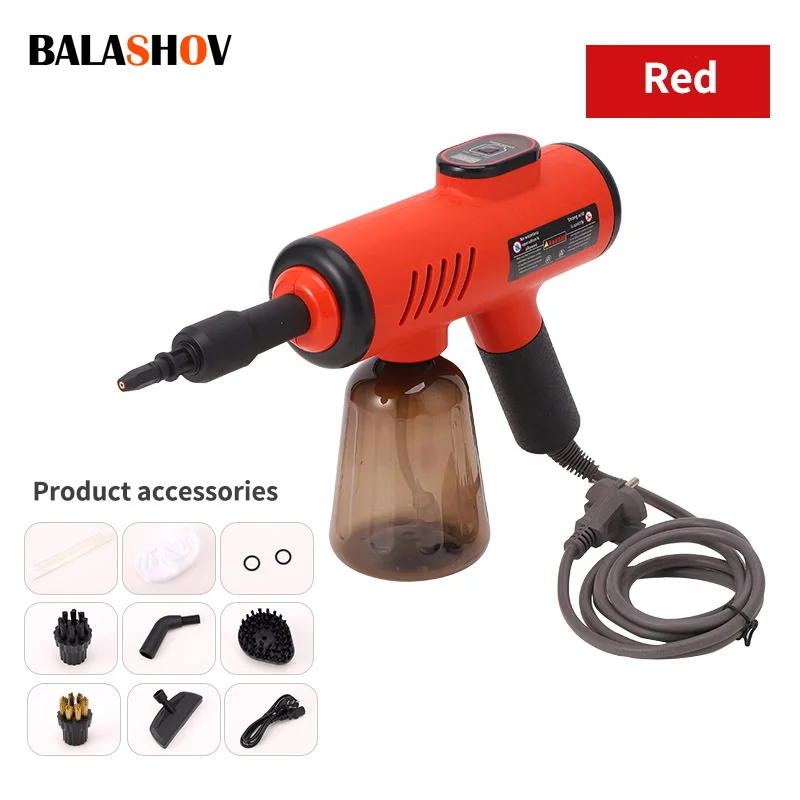 Pulitore a vapore Sterilizzazione ad alta pressione e alta temperatura Condizionatore d'aria domestico Pistola per lavatrice per cappa da cucina