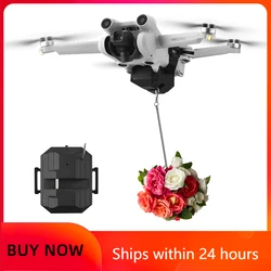 Airdrop System for DJI Mini 4K/Mini 4 Pro/Mini 3 Pro Drone Fishing Bait Wedding Ring Gift Deliver Life Rescue Thrower