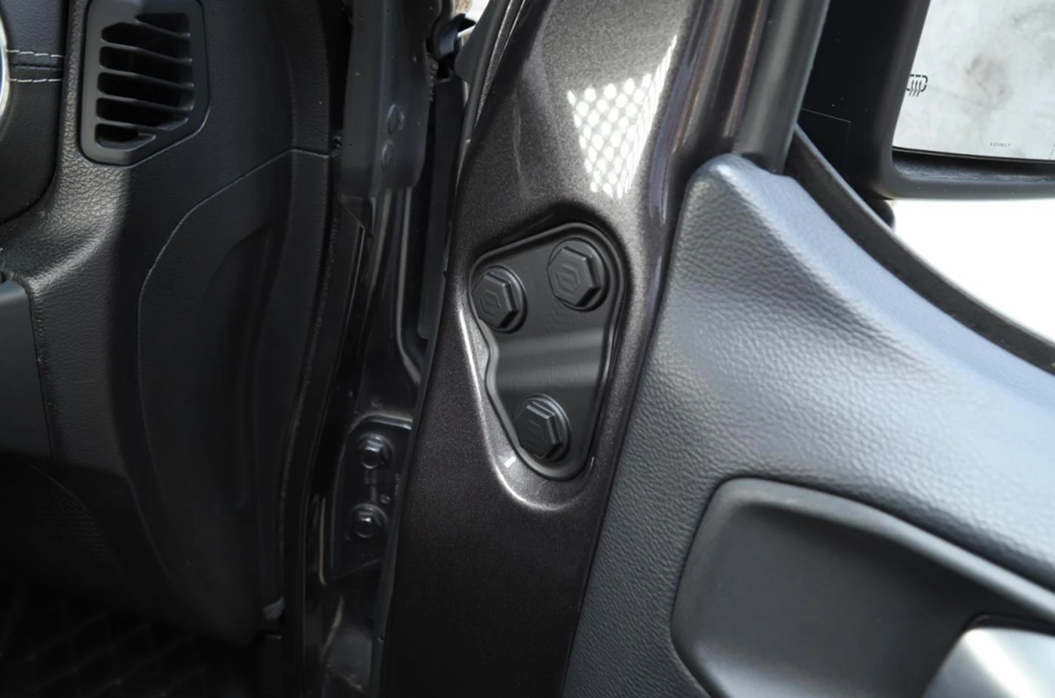 Vite porta Della Copertura Della Protezione Trim Per Jeep Wrangler JL 4XE Gladiator JT 2018 2019 2020 2021 2022 2023 Serratura Della Porta Copertura Protettiva