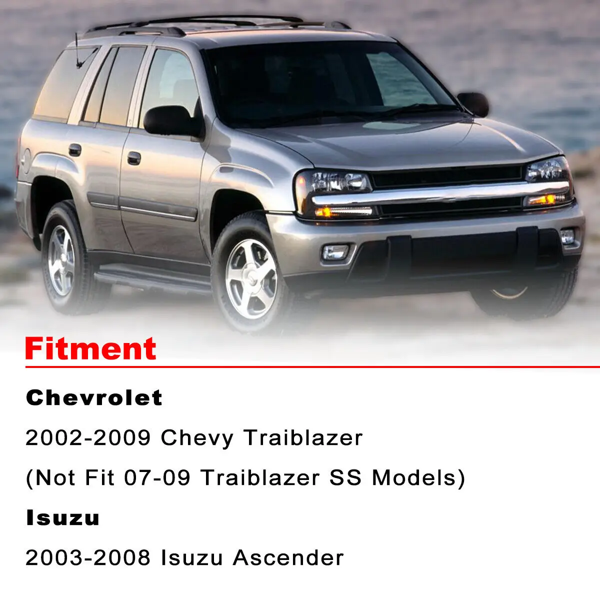 ChevevAcrutrailblazerフォグライト用ケース2002-2009リアフォグランプ電球12v 27w送料無料