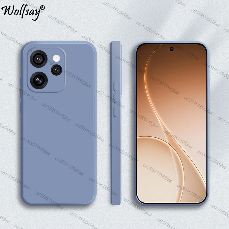 حافظة لهاتف اوبو رينو 15 برو حافظة خلفية أصلية من السيليكون السائل لهاتف اوبو رينو 15 برو حافظة لهاتف اوبو رينو 15 برو ناعمة من البولي يوريثان فوندا