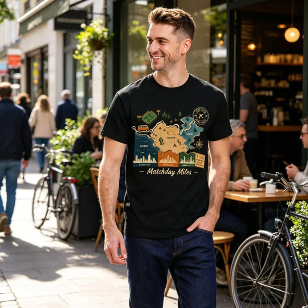 Watch Party Shirt Soccer Fan Tee Game Day Cotton Casual Short Sleeve for Pub Bar Stadium Home Decor
