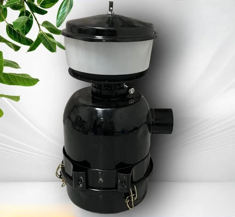 Forklift air filter assembly dust collector single air to double air modification external oil filter