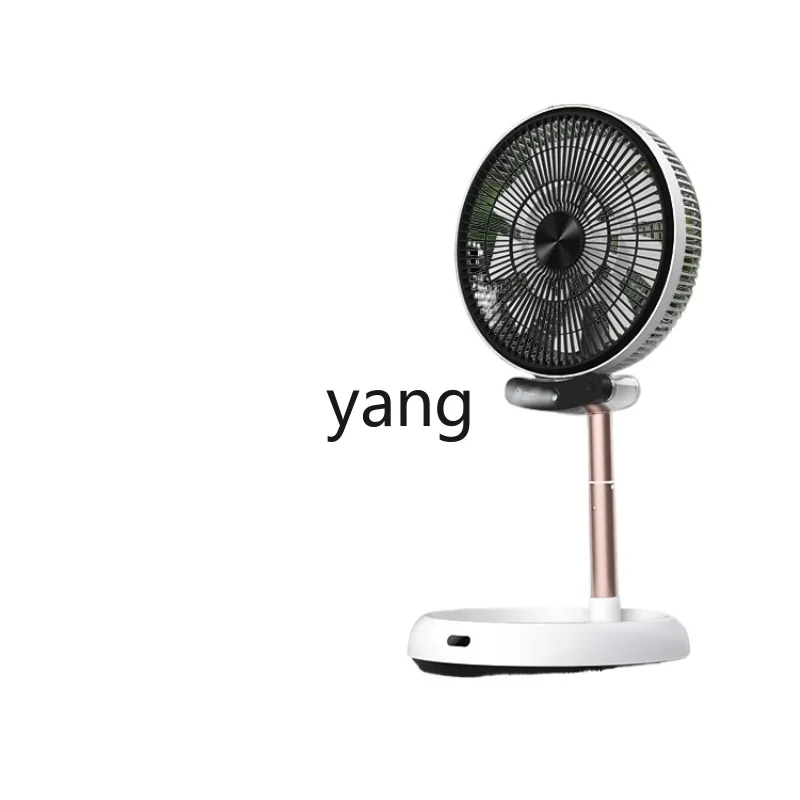 lCX folding electric fan desktop home light sound outdoor camping portable retractable storage