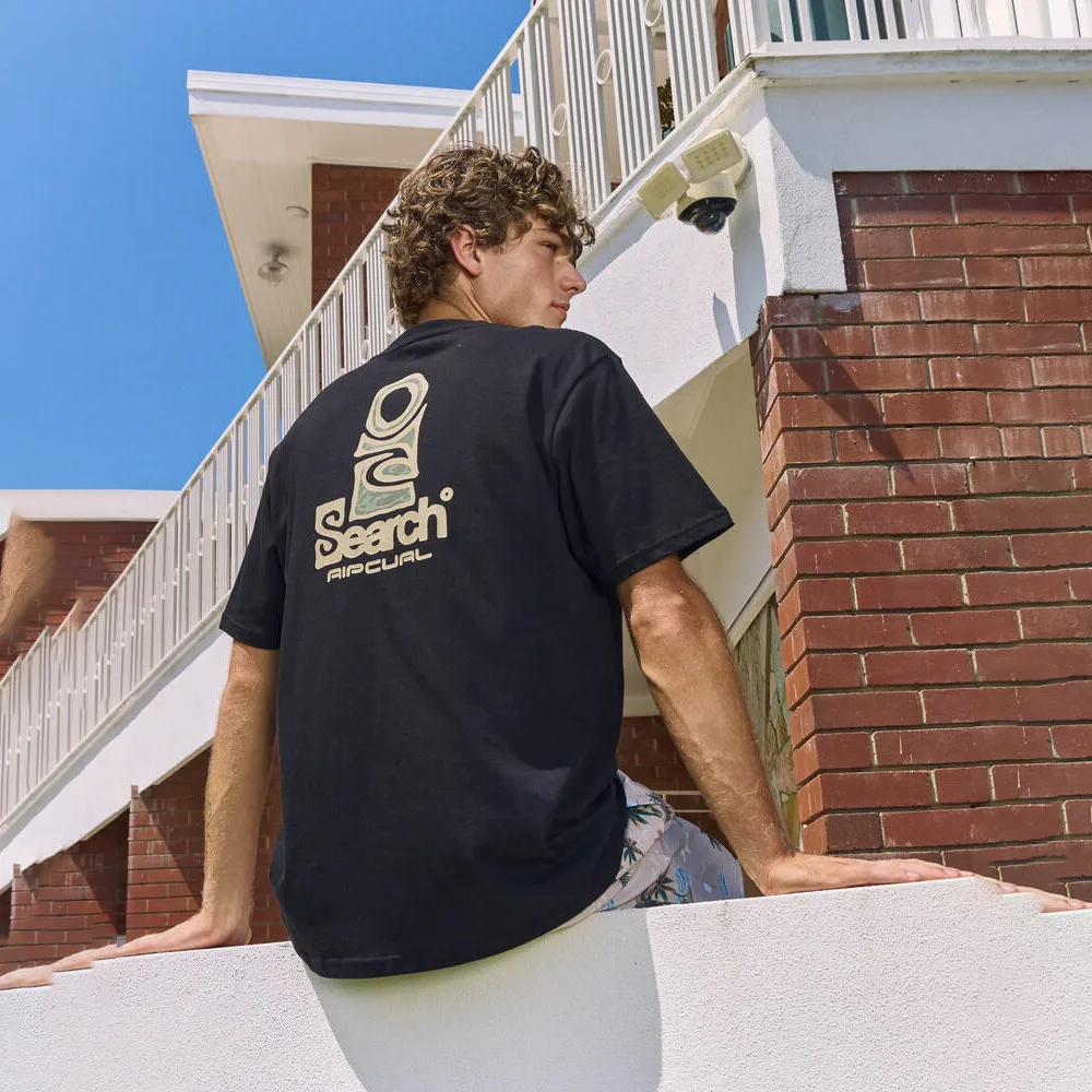 Australian Outdoor Surfing Board Short-sleeved T-shirt Trendy Brand Print Combed Cotton Breathable Casual TEE for Men and Women