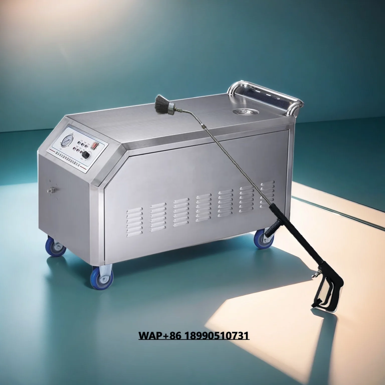 آلة التنظيف بالبخار الصناعية ذات الضغط العالي لتنظيف بقع الزيت الثقيل في المعدات الصناعية #2