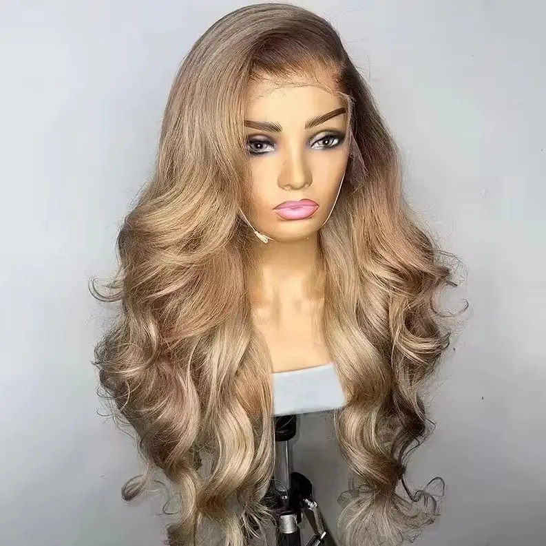 13x4-ombre-blonde-with-root-colored-lace-front-wigs-for-women-body-wave-ombre-ash-blonde-synthetic-lace-frontal-wig-200-density