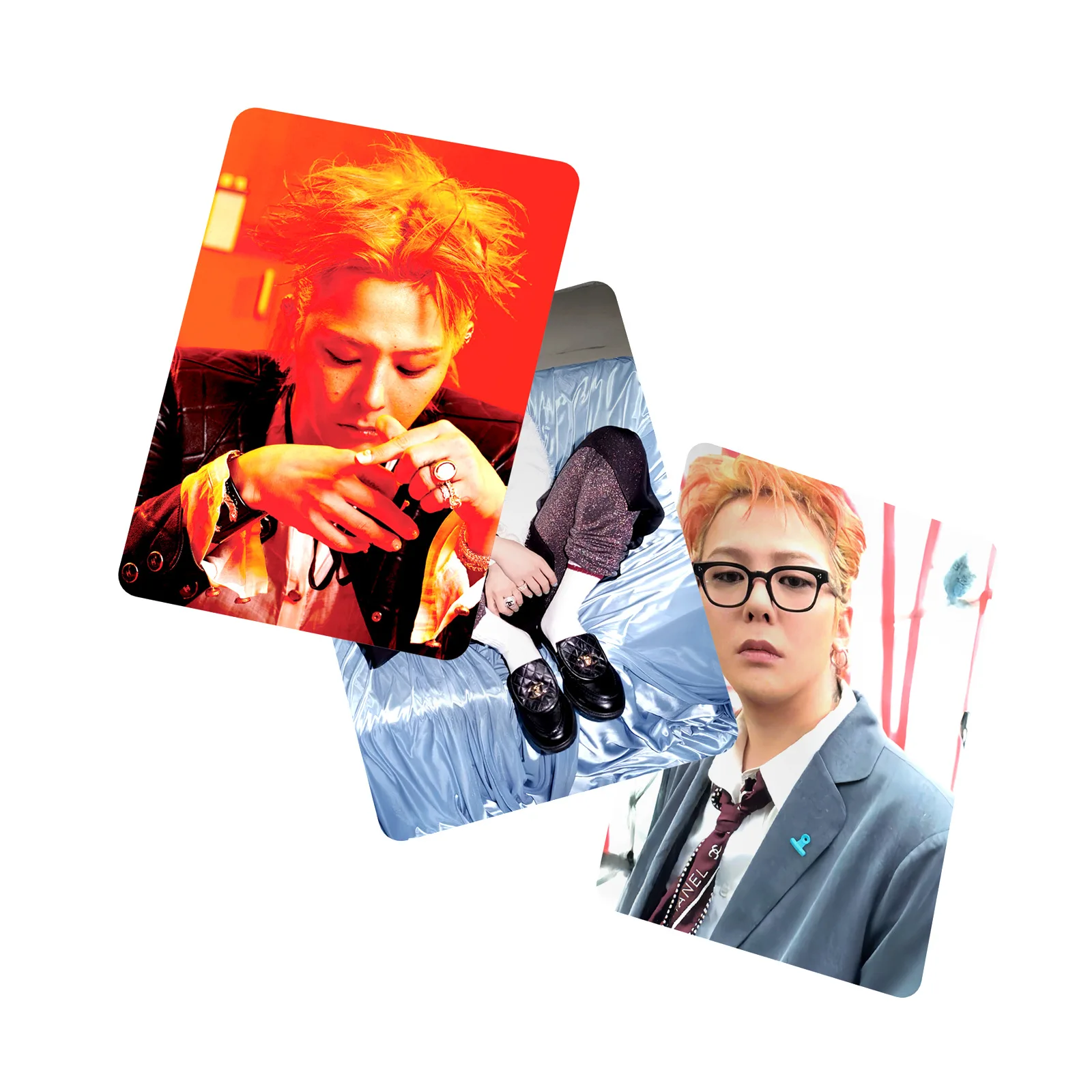 55 قطعة G-DRAGON GD UBERMENSCH على الوجهين بطاقة LOMO بطاقات الصور مجموعة صناديق K-POP تحصيل ألبوم Merch هدية