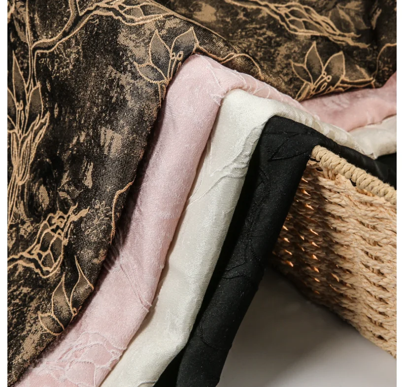 Les fabricants sans souci fournissent un tissu jacquard de lys au tempérament classique pour un