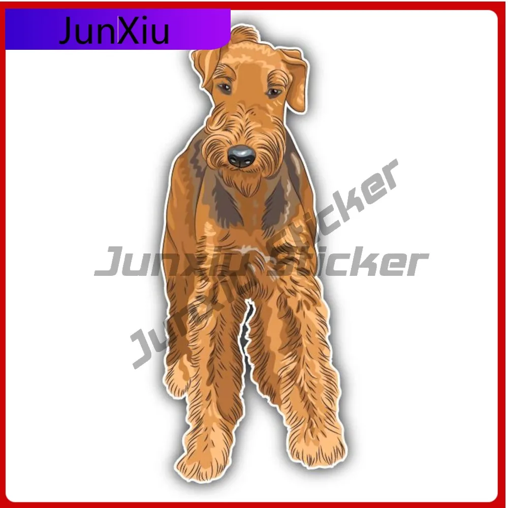 

Airedale Terrier Dog Car Vinyl Sticker Bumper Anti Scratch Decal Decor Exterior Accessories Personalized Stickers Waterproof Car