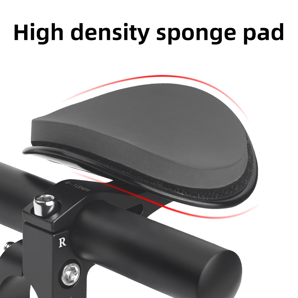 مقبض مسند من سبائك الألومنيوم البلوري للدراجة الجبلية VXM، مقبض مساعد خفيف الوزن، مقبض منحني لسباق الطريق، مقابض TT قابلة للفصل #5