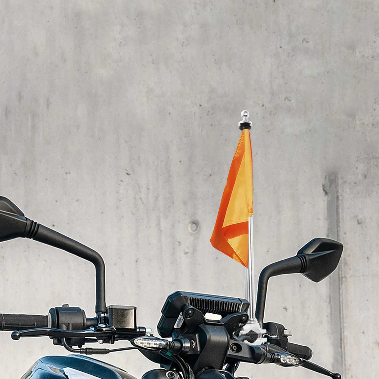 

Aluminum Alloy Steel Motorcycle Flagpole Mount Outdoor Bicycle Metal Flag Holder Adjustable Heavy Duty Rust Resistant Dirt Bike