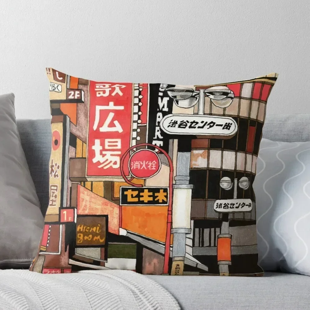 

Tokyo Street Signs Throw Pillow luxury home accessories covers for pillows pillow