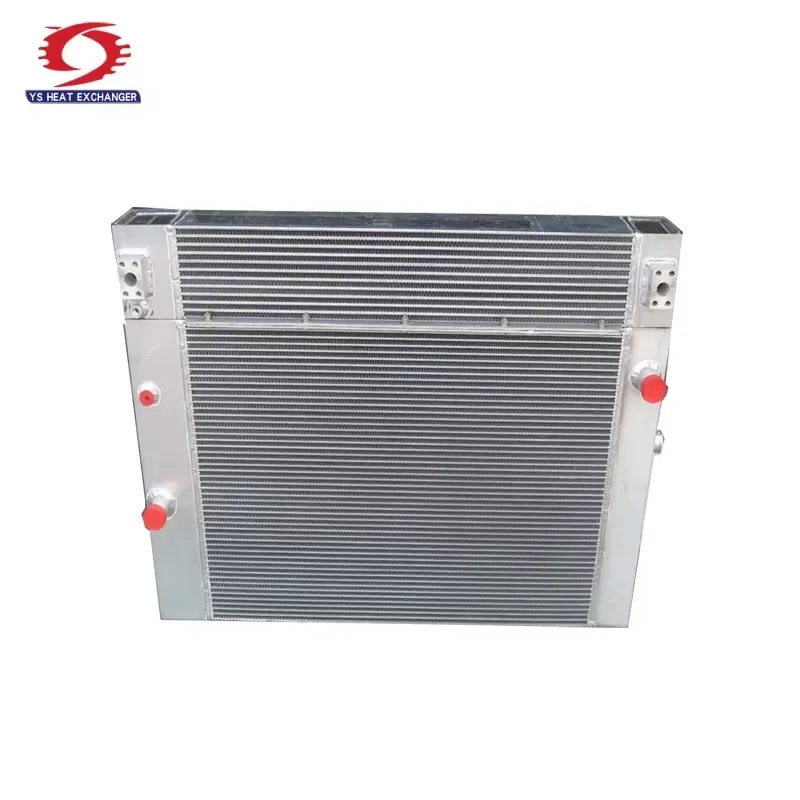 Screw Air Compressor Oil Cooler Heat Exchanger Aluminium ISO9001 Certified Supplier