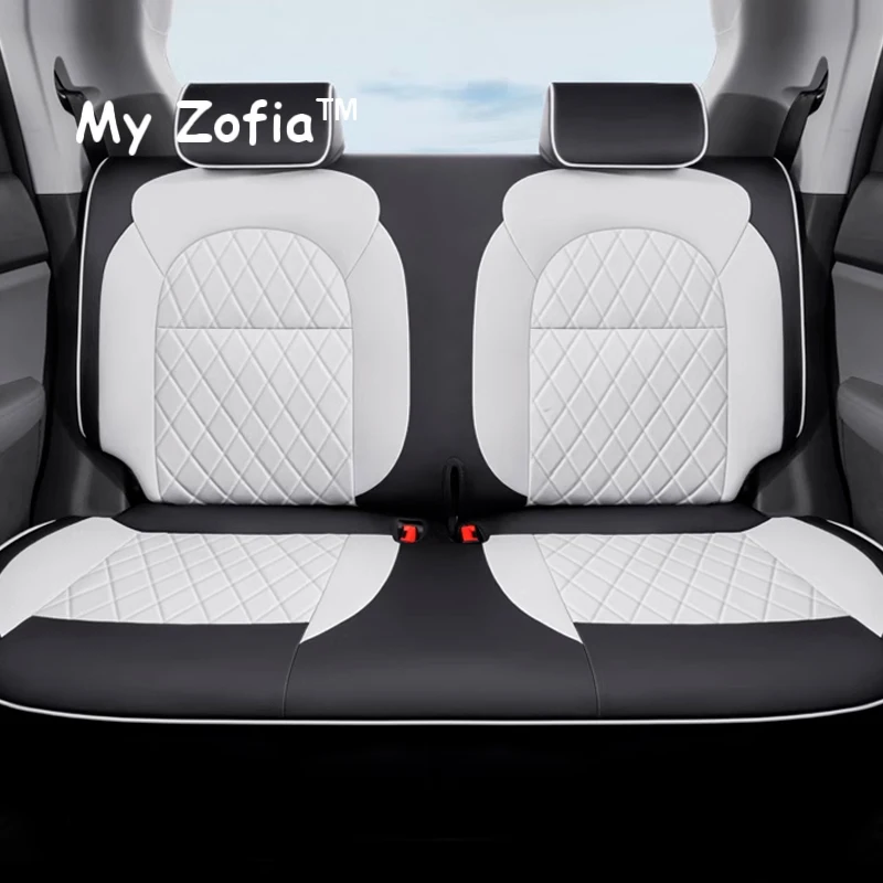 For Leapmotor T03 2024 2025 2026 Car PU leather Seat Cover Specific Customize Full Covered with Front and Rear Full Complete Se