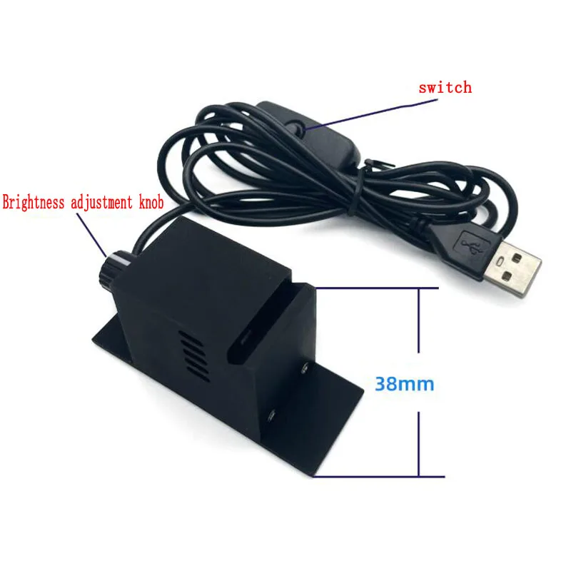 Adjustable Brightness Mouse Tail Vein Injection Lamp with Restrainer Side-Emitting Light for Lab Rodent Tail Vein Injection