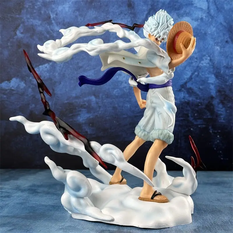 One Piece Serie Kampfszenen Meine Stehende Pose Nikalu Fliegende Figur Sonnengott Nikalu Form Modell Ornament