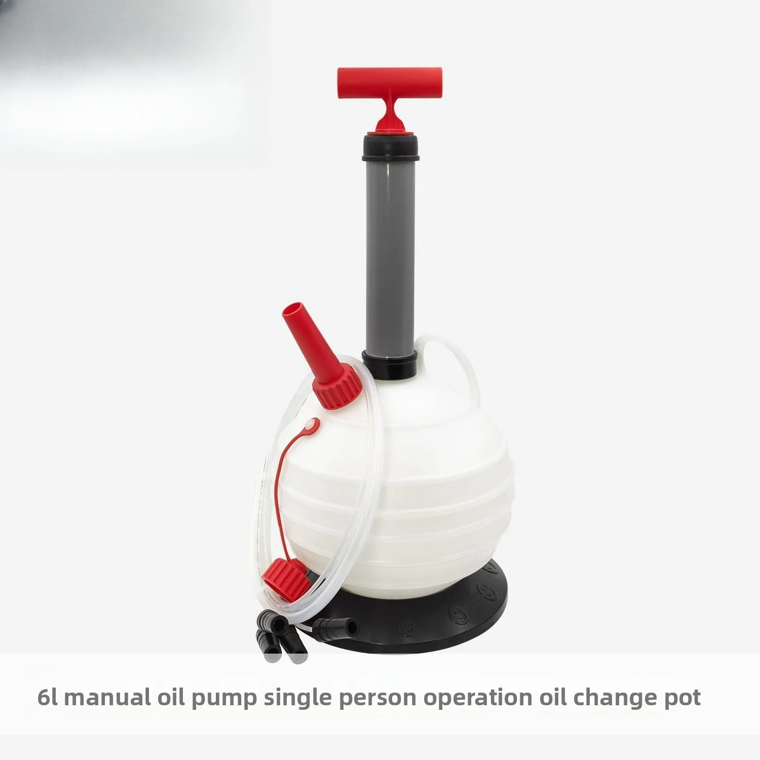 6 Liters Manual Oil Pump, Outboard Machine, Yacht Plastic Self-priming Oil Can, Car and Motorcycle Tools