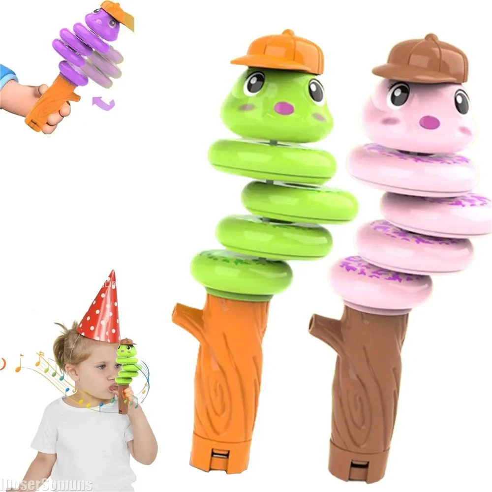 

Small Gift Children's Cartoon Swinging Whistle Handheld Simple Modern Style Decoration Visual Intelligence Development Plastic