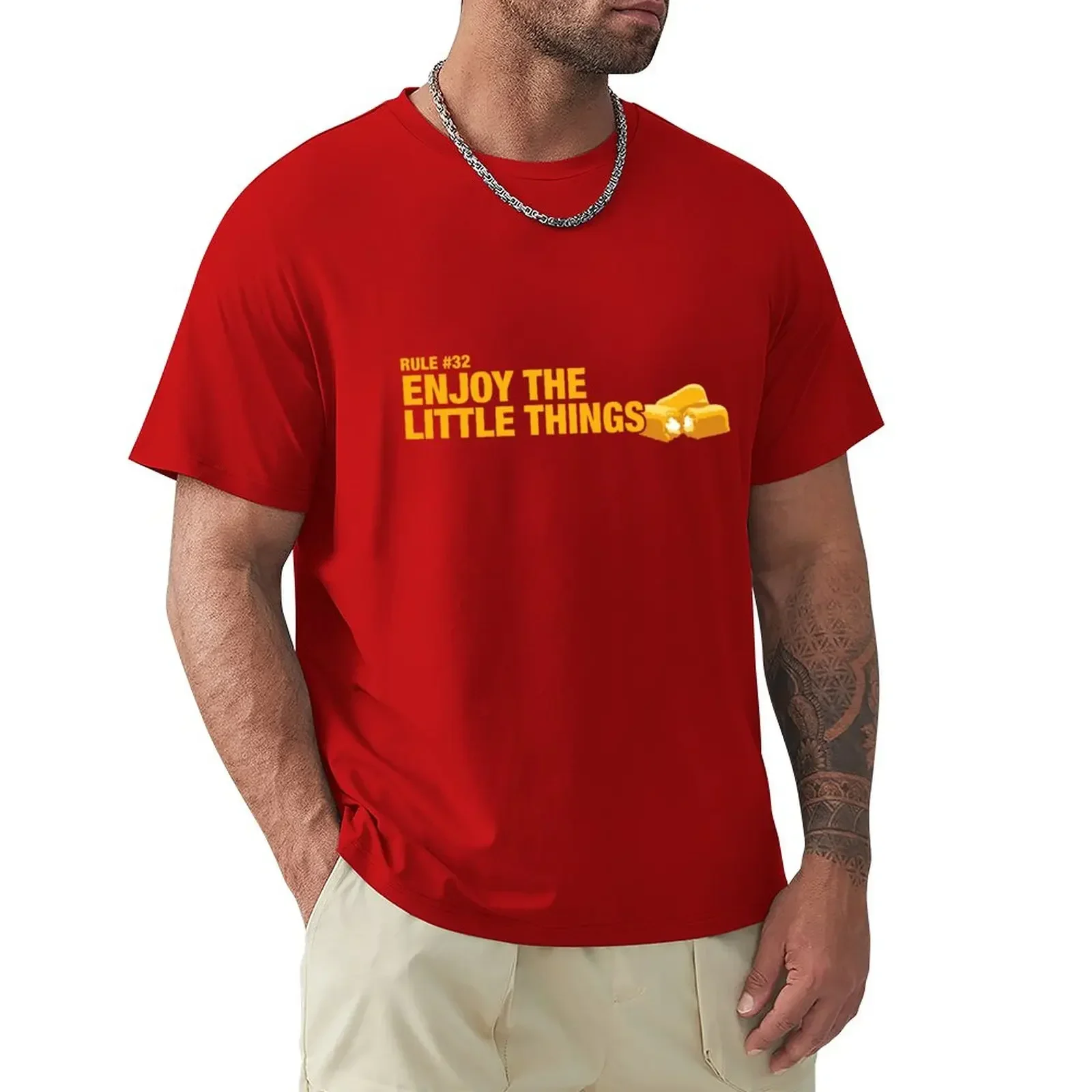 Rule #32: Enjoy the little things. T-Shirt boys whites designer shirts custom shirt mens white t shirts