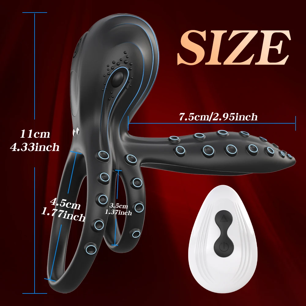 Вибрационное кольцо на член для мужчин, мужское кольцо для эректильного пениса, стимулятор точки G, клитора, анальный стимулятор, задержка эякуляции, секс-игрушка для взрослых для пар