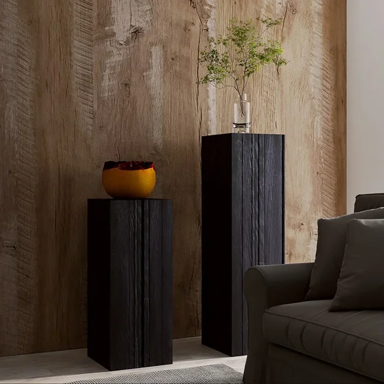 ขาตั้งกระถางต้นไม้ไม้ซุงสไตล์วินเทจ ดีไซน์สร้างสรรค์ รุ่น Wabi Sandy Wind Square Charcoal Wood Door B & B  ขาตั้งไม้ซุงสำหรับวางกระถางต้นไม้  ขาตั้งบอนไซไม้ซุง  ขาตั้งไม้ซุงสำหรับวางกระถางต้นไม้  ขาตั้งไม้ซุงสำหรับวางกระถางต้นไม้  ขาตั้งไม้ซุงสำหรับวางกระถางต้นไม้  ขาตั้งไม้ซุงสำหรับวางกระถางต้นไม้