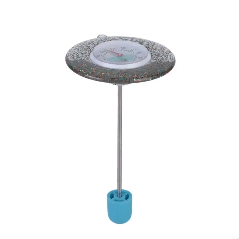  Pool And Bath Water Temperature Reader with Clear Number View, Floating Body, Plastic Shell, Hanging Lower Stem, and Daily Use