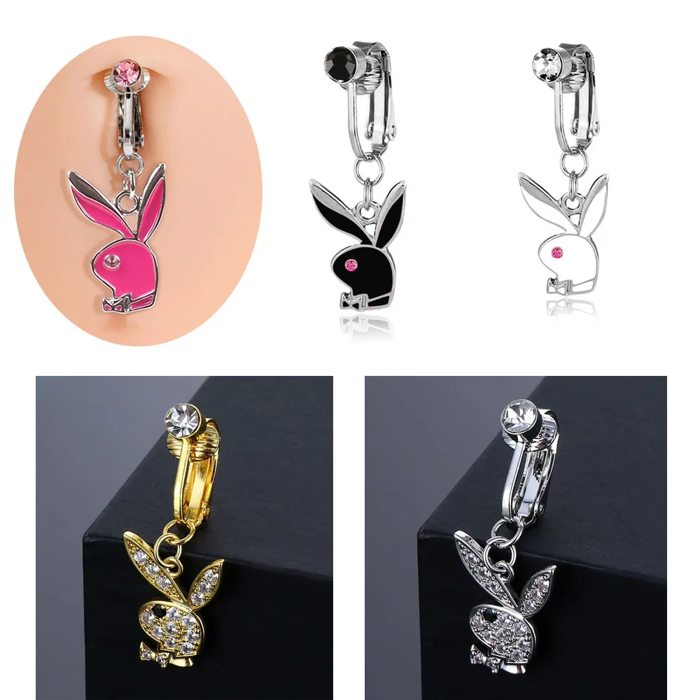 Piercing falso para el ombligo para mujer, joyería para el cuerpo con diamantes de imitación, anillos para el ombligo, gran oferta