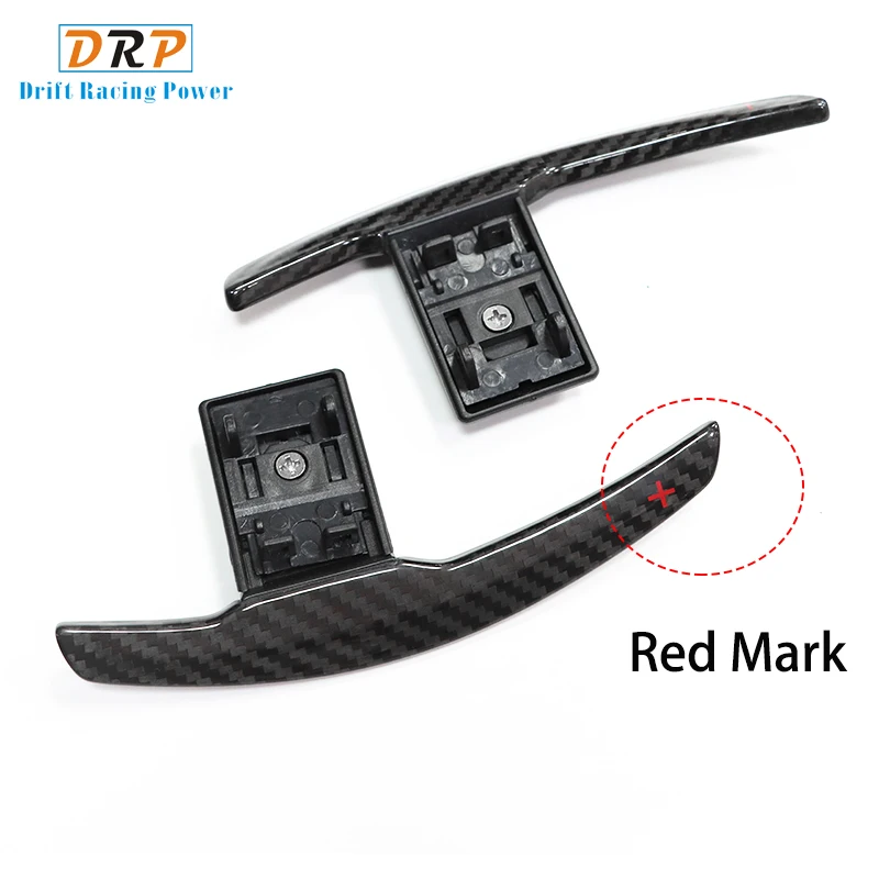 Red Carbon Fiber Steering Wheel Paddle Shifter Extension Replacement For BMW F20 F30 F31 F34 M1 M2 M3 F80 M4 F82 M5 F10 M6