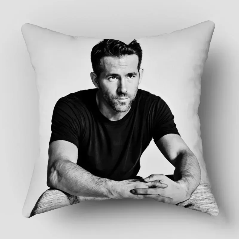 Ryan Reynolds Pillowcase Polyester Fabric Throw Pillows Sofa Home Decoration Accessories Pillow Cover 10.16WJY