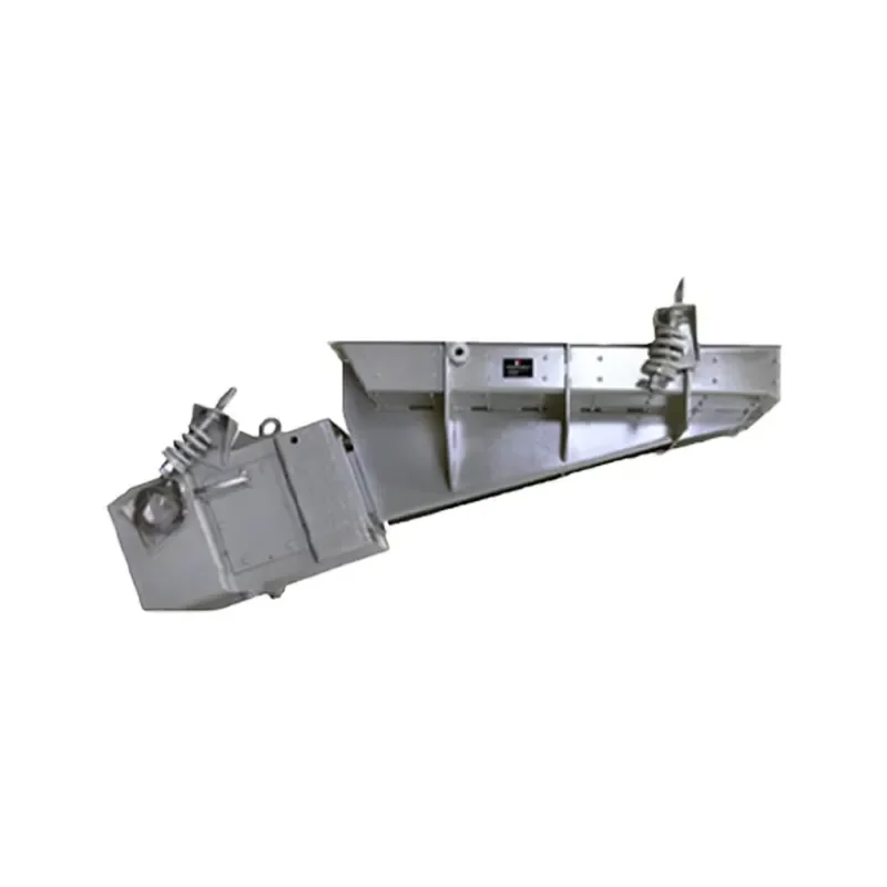 High Power  Electromagnetic Vibrating Feeder Stainless Steel Neodymium for Mine Industrial Sand Gravel Aggregate Feeding