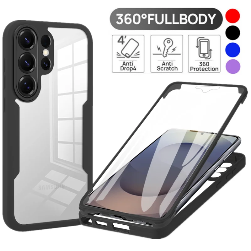 Vollständiger Körperschutz, stoßfeste Hülle für Samsung Galaxy S26 Ultra S26+ Plus, Schutzhülle, Displayschutzfolie, Fundas Coque