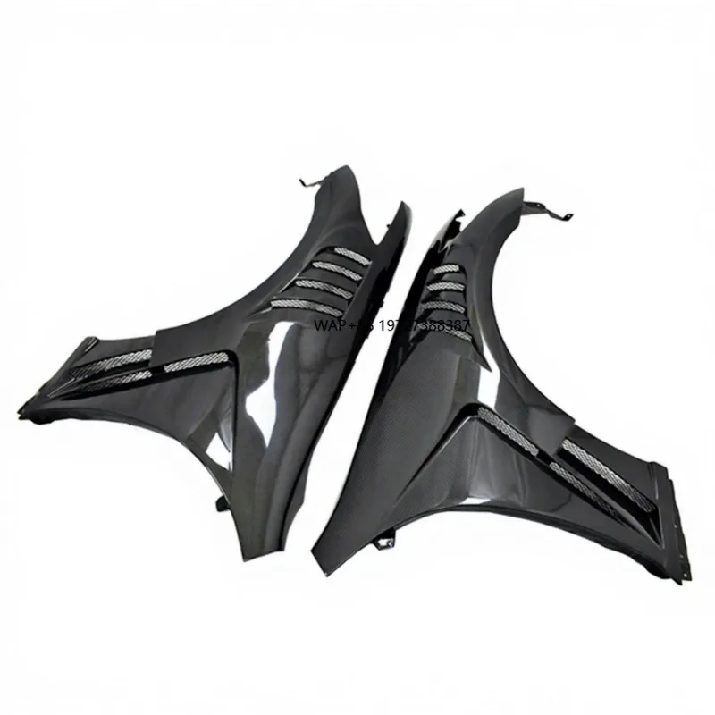 CUSTOMIZED SPX-B STYLE CARBON FIBER FRONT FENDER WITHOUT SIDE LIGHT for 2008-2014 G37 COUPE 2DOOR