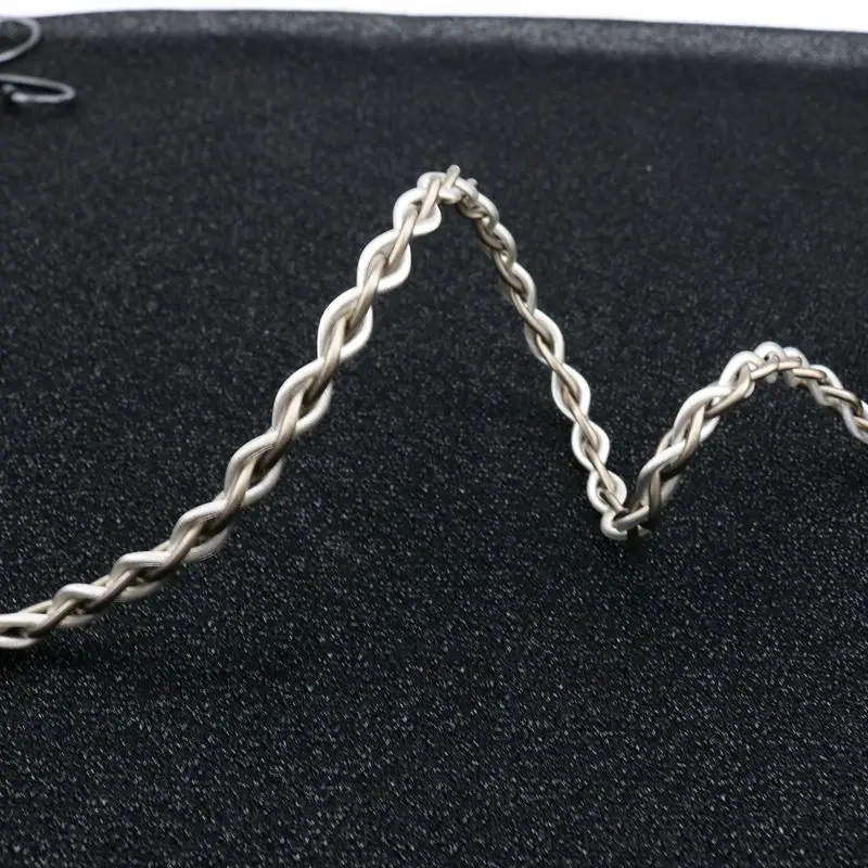 XINHS-Câble de mise à niveau pour écouteurs haut de gamme, cuivre plaqué argent, cristal unique, 4 cœurs, B01