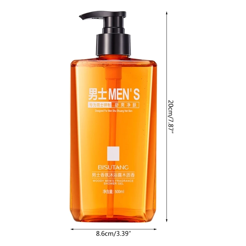 Dropshipping Moisturizing Shower Gel Natural Ingredients for Acne Men Male Body Wash Relief from Acne for Boyfriend Father