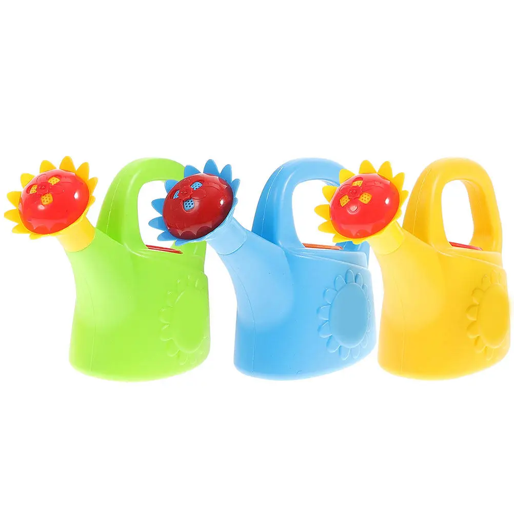 3Pcs Children's Watering Can Chicken Style Vibrant Color Bath Plaything Early Learning Outdoor Water Pouring Toddler Essential