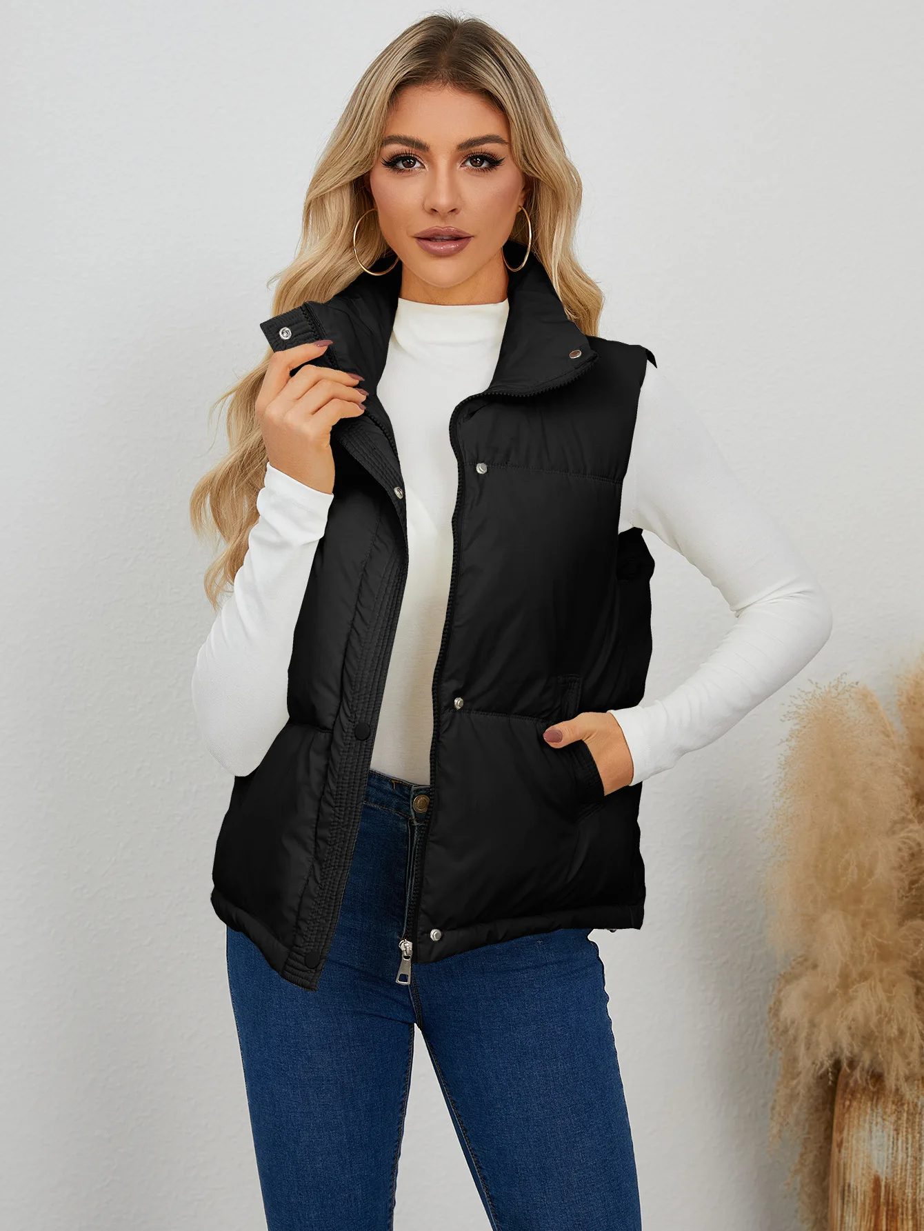 Women Vest Parkas Long Coats Hooded Coat Maxi Autumn Casual Loose Thick Warm Outerwear Coat Jackets Elegant Splice Winter Jacket